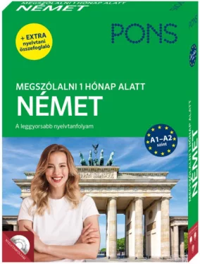 PONS Megszólalni 1 hónap alatt - Német (CD és ONLINE hanganyag) - A leggyorsabb nyelvtanfolyam