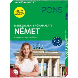   PONS Megszólalni 1 hónap alatt - Német (CD és ONLINE hanganyag) - A leggyorsabb nyelvtanfolyam