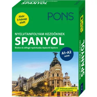   PONS Nyelvtanfolyam kezdőknek - Spanyol (könyv+pendrive+online)