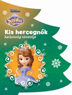 Disney - Kis hercegnők karácsonyi színezője