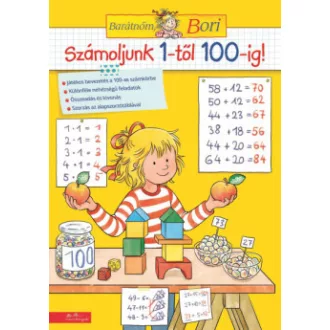   Számoljunk 1-től 100-ig! - Barátnőm, Bori foglalkoztató füzet