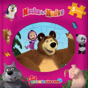 Az első kirakóskönyvem - Mása és a Medve - 5 db kirakóssal