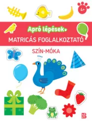 Apró lépések - Szín-móka - Matricás foglalkoztató