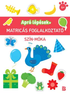 Apró lépések - Szín-móka - Matricás foglalkoztató