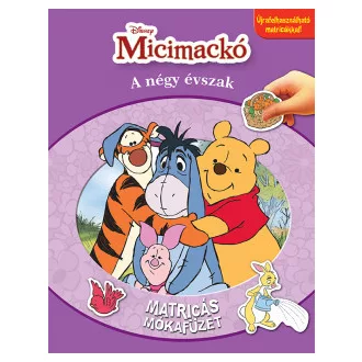Valérie Ménard - Matricás mókafüzet - Micimackó - A négy évszak
