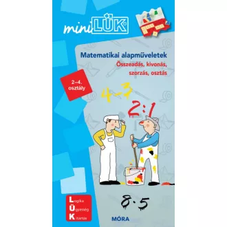   Matematikai alapműveletek - LDI801 - Összeadás, kivonás, szorzás, osztás 2-4. osztály - MiniLÜK