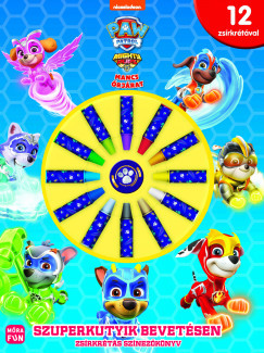 Mancs Őrjárat - Mighty pups - Szuperkutyik bevetésen - Zsírkrétás színezőkönyv*