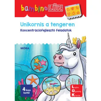   Unikornis a tengeren - LDI-143 - Koncentrációfejlesztő feladatok - BambinoLÜK
