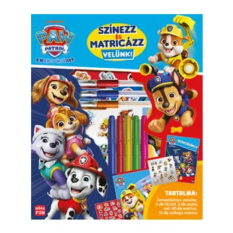 Mancs Őrjárat - Színezz és matricázz velünk!