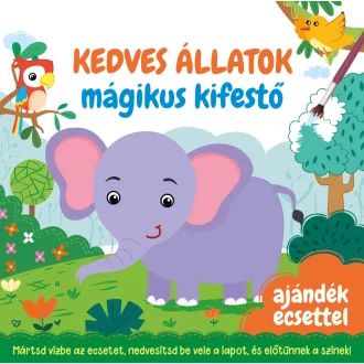 Kedves állatok mágikus kifestő