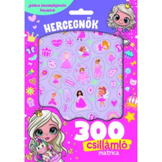 Hercegnők - 300 csillámló matricával