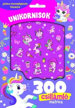 Unikornisok - 300 csillámló matricával