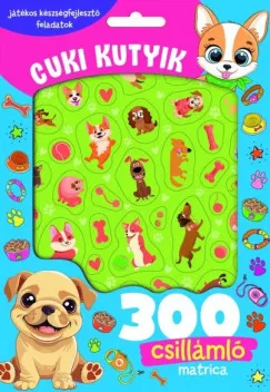 Cuki kutyik - 300 csillámló matricával