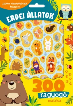 Erdei állatok - 300 ragyogó matricával
