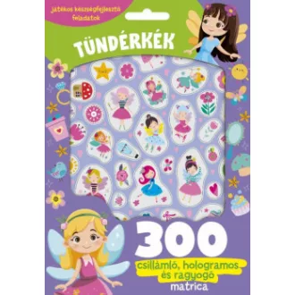   Tündérkék - 300 csillámló, hologramos, és ragyogó matricával