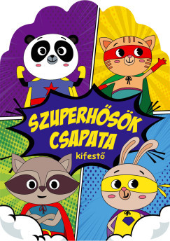 Szuperhősök csapata - kifestő