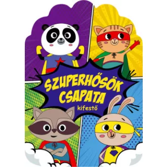 Szuperhősök csapata - kifestő
