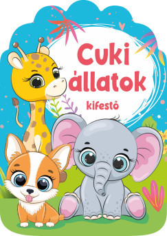 Cuki állatok - kifestő