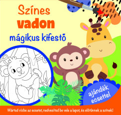 Színes vadon - mágikus kifestő - ajándék ecsettel