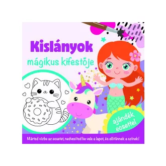 Kislányok mágikus kifestője - ajándék ecsettel