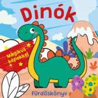 Dinók fürdőskönyv - Színváltós, mágikus képekkel