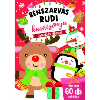 Rénszarvas Rudi karácsonya - Matricás kifestő
