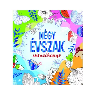 Négy évszak - színezőkönyv
