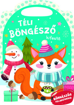 Téli böngésző - kifestő