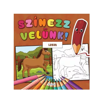 Színezz velünk! - Lovak