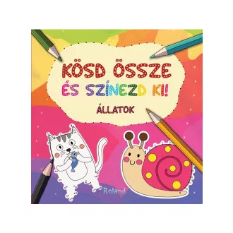 Kösd össze és színezd ki! Állatok