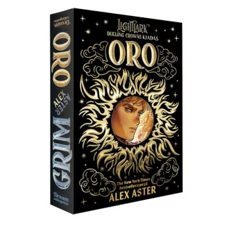 Alex Aster - Grim és Oro - Dueling Crowns Kiadás - Éldekorált