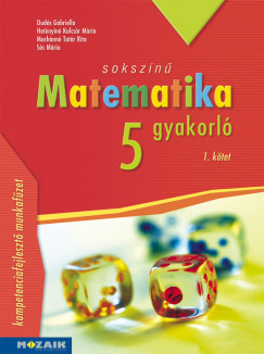 Sokszínű matematika gyakorló 5. - 1. kötet - (MS-2265U)