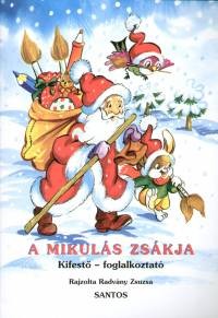 A Mikulás zsákja - Kifestő - foglalkoztató