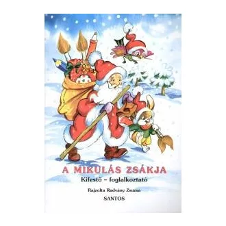 A Mikulás zsákja - Kifestő - foglalkoztató